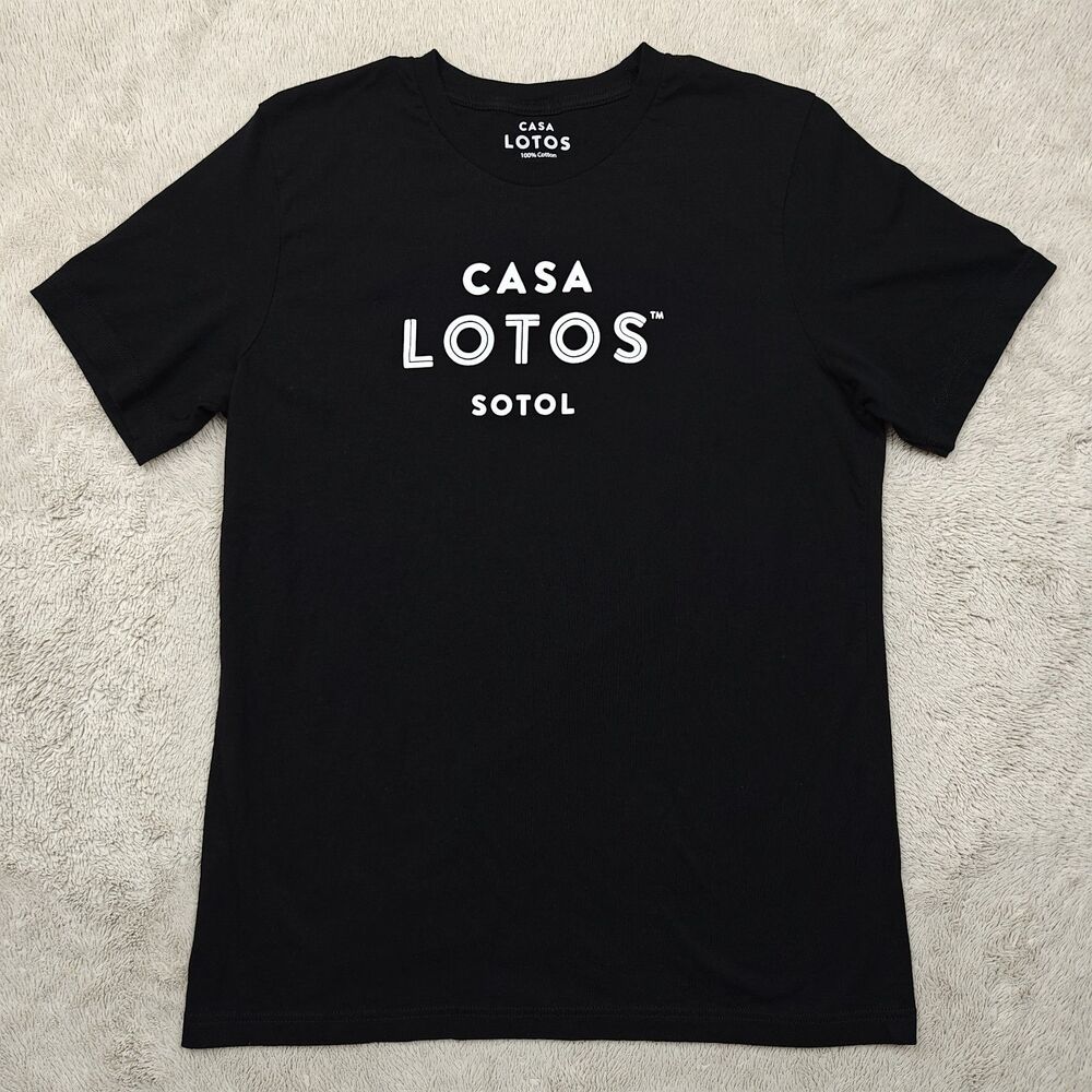 Casa Lotos Sotol Graphic Print T-shirt Men's M Black Official